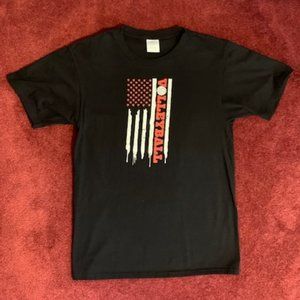 Volleyball USA flag t-shirt (small)